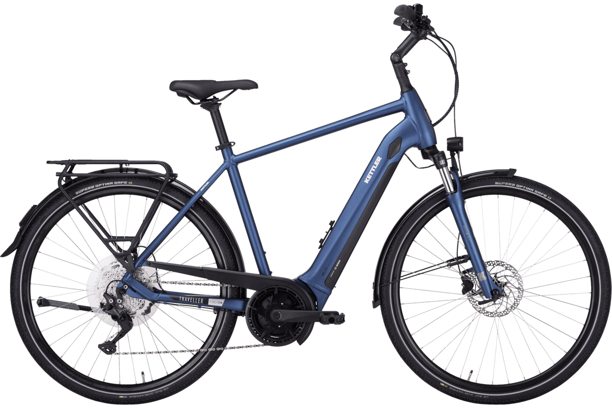 Kettler TRAVELLER E-GOLD 10 PLUS blau | 500WH | E-Bike Herren Trekking | 2022 | Kettenschaltung